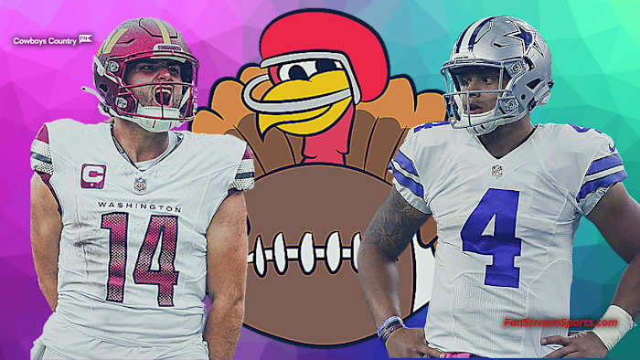 Sam Howell (L) and Dak Prescott